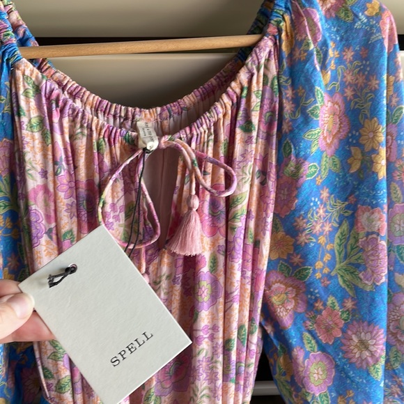 spell juniper tiered gown